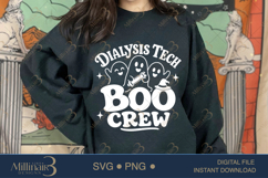 Dialysis Tech Boo Crew SVG PNG, Funny Halloween Dialysis Tec Product Image 4