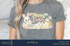 Happy Easter PNG, Crochet Easter Sublimation Design, Cute Sp Product Image 4