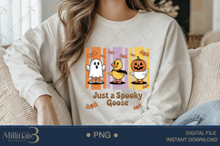 Just a Spooky Goose Sublimation PNG| Happy Hallowe Product Image 4