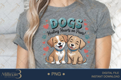 Dogs Healing Hearts on Paws PNG | Cute Dog Lover Clipart Product Image 4