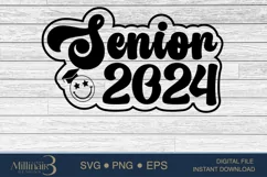 Senior 2024 SVG PNG Sublimation | Class of 2024 |Graduation Product Image 4