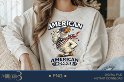American Honker PNG, Funny Patriotic Goose Sublimation Desig Product Image 4