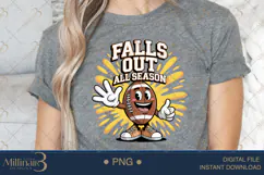Fun Fall Football PNG | Falls Out All Season Design | Game D Product Image 4