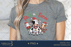 Fa La La La Farm Christmas PNG | Funny Farm Animal Holiday Product Image 4
