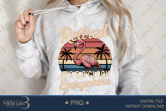 Retired It’s 5 O’Clock Everywhere PNG |Retirement Party Product Image 4