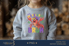 It’s Mardi Gras Bruh PNG, Funny Crawfish Mardi Gras Shirt Product Image 4