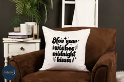 New Year Wishes and Midnight Kisses|Merry Christmas Svg. Product Image 4