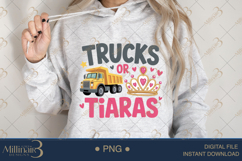 Trucks or Tiaras Gender Reveal PNG |Gender Reveal Party Product Image 4