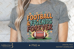 Football and Friends Forever PNG | Cute Fall Clipart for Sub Product Image 4