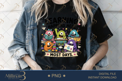 Learning Happens Here Most Days PNG, Funny Teacher Monster Product Image 4