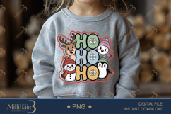 Ho Ho Ho Christmas Animals Clipart PNG | Cute Reindeer Snowm Product Image 4