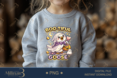 Cute Halloween Goose PNG Bundle,Halloween Goose Designs Product Image 5