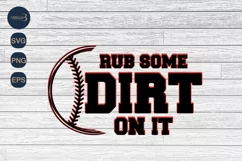 Rub Some Dirt  On It SVG PNG Sublimation |Football Game Product Image 4