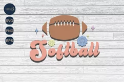 Softball SVG PNG Sublimation |Football Game Day Product Image 4