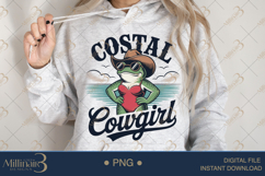 Coastal Cowgirl PNG | Western Beach Aesthetic Sublimation De Product Image 4