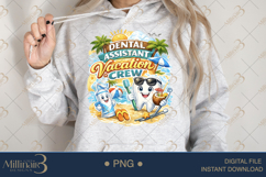Dental Assistant Vacation Crew PNG, Summer Dental Team Subli Product Image 4