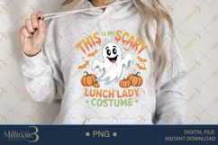 This Is My Scary Lunch Lady Costume PNG |Spooky School Cafet Product Image 4