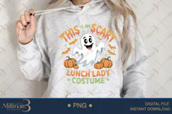 This Is My Scary Lunch Lady Costume PNG |Spooky School Cafet Product Image 4