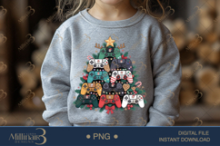 Christmas Gaming Controller Tree PNG | Funny Gamer Christmas Product Image 4