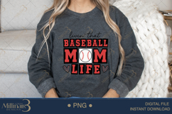 Baseball Mama Coquette Bow PNG | Coquette Bow Sports Png Product Image 4