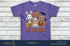 Lil Boo Crew PNG |Cute Halloween Group Design for Kids Product Image 4