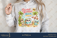 Dental Assistant Beach Mode PNG, Cute Summer Dental Assistan Product Image 4