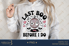 Final Boo Before I Do PNG| Spooky Bachelorette Fun Product Image 3