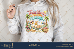 Teaching But Make It Summer PNG Cute Teacher Summer Clipart Product Image 4
