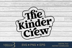 The Kinder Crew SVG PNG|Teacher Appreciati |Teacher Life Product Image 4