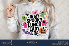 In My Spooky Lunch Lady Era PNG|Funny School Cafeteria Staf Product Image 4