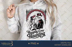 Happily Ever Haunting PNG| Halloween Couple Png Product Image 3
