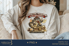 Collecting Problems Like Treasures PNG, Funny Raccoon Sublim Product Image 4