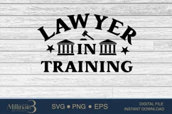 Lawyer In Training SVG PNG Sublimation |Law Graduate SVG Product Image 4