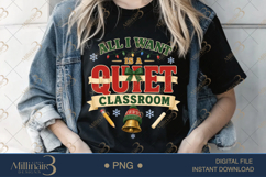 My Classroom Is on the Naughty List PNG | Funny Christmas Te Product Image 4