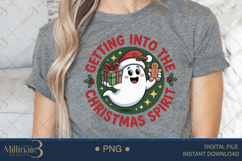 Getting Into The Christmas Spirit PNG | Cute Ghost Holiday C Product Image 4