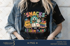 Running on Snacks and Lesson Plans PNG, Cute Teacher Monster Product Image 4