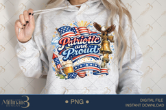 One Nation Under God PNG, Patriotic Christian Sublimation De Product Image 4