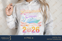 Retired Cruising Vacation Trip PNG|Retirement Party Product Image 3