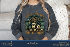 Overstimulated Baseball Mom PNG | Coquette Bow Sports Pn Product Image 4