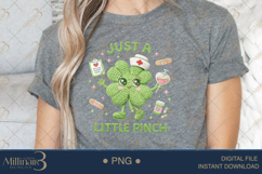 Just A Little Pinch PNG, St Patricks Day Nurse Shamrock PNG Product Image 4