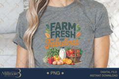 Farm Fresh and Fabulous PNG | Rustic Country Sublimation Cli Product Image 4