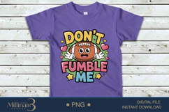 Don’t Fumble Me PNG | Funny Football Baby Onesie PNG Product Image 4