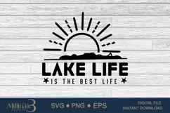 Lake Life is the Best Life SVG PNG Sublimation |Baby Shower Product Image 4