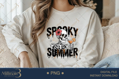 Halloween In July Skeleton With Drink PNG| Halloween Cat Rea Product Image 4