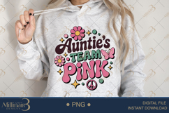 Auntie’s Team Pink PNG |Gender Reveal Party Product Image 4