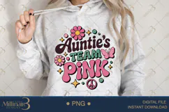 Auntie’s Team Pink PNG |Gender Reveal Party Product Image 4