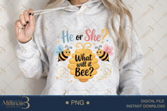 He or She, What Will It Bee? PNG |Gender Reveal Party Product Image 4