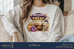 Teaching Is A Treat Most Days PNG, Funny Halloween Teacher Product Image 4