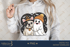 Spooky Season Paw PNG |Ghost Dog, Pumpkin Pu Product Image 4