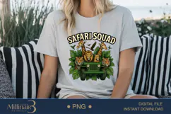 Safari Squad PNG Sublimation|Students School Png Product Image 4